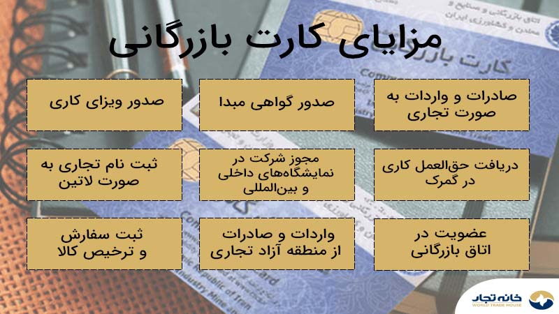 مزایای داشتن کارت بازرگانی